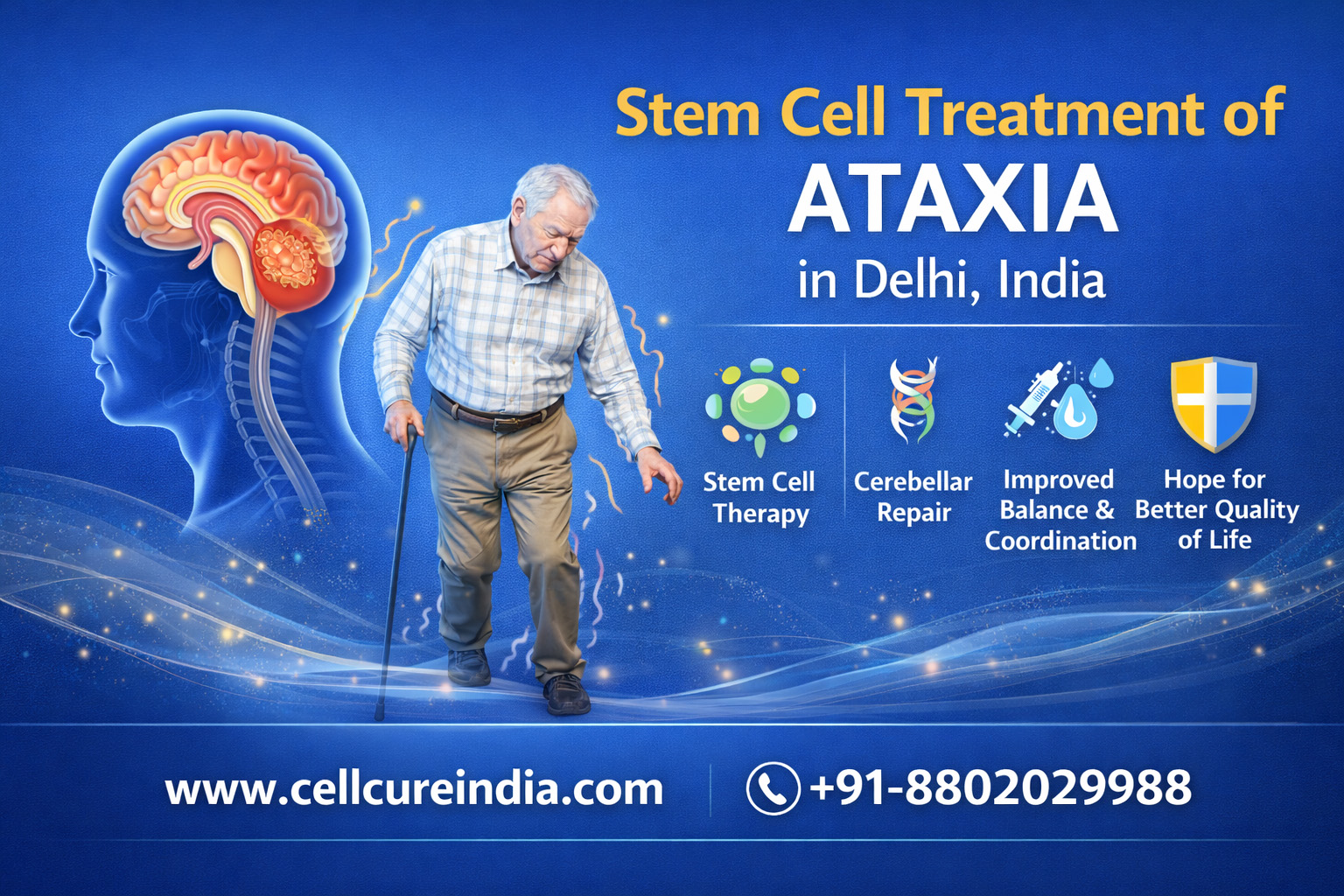 Stem Cell Treatment of ATAXIA in Delhi, India